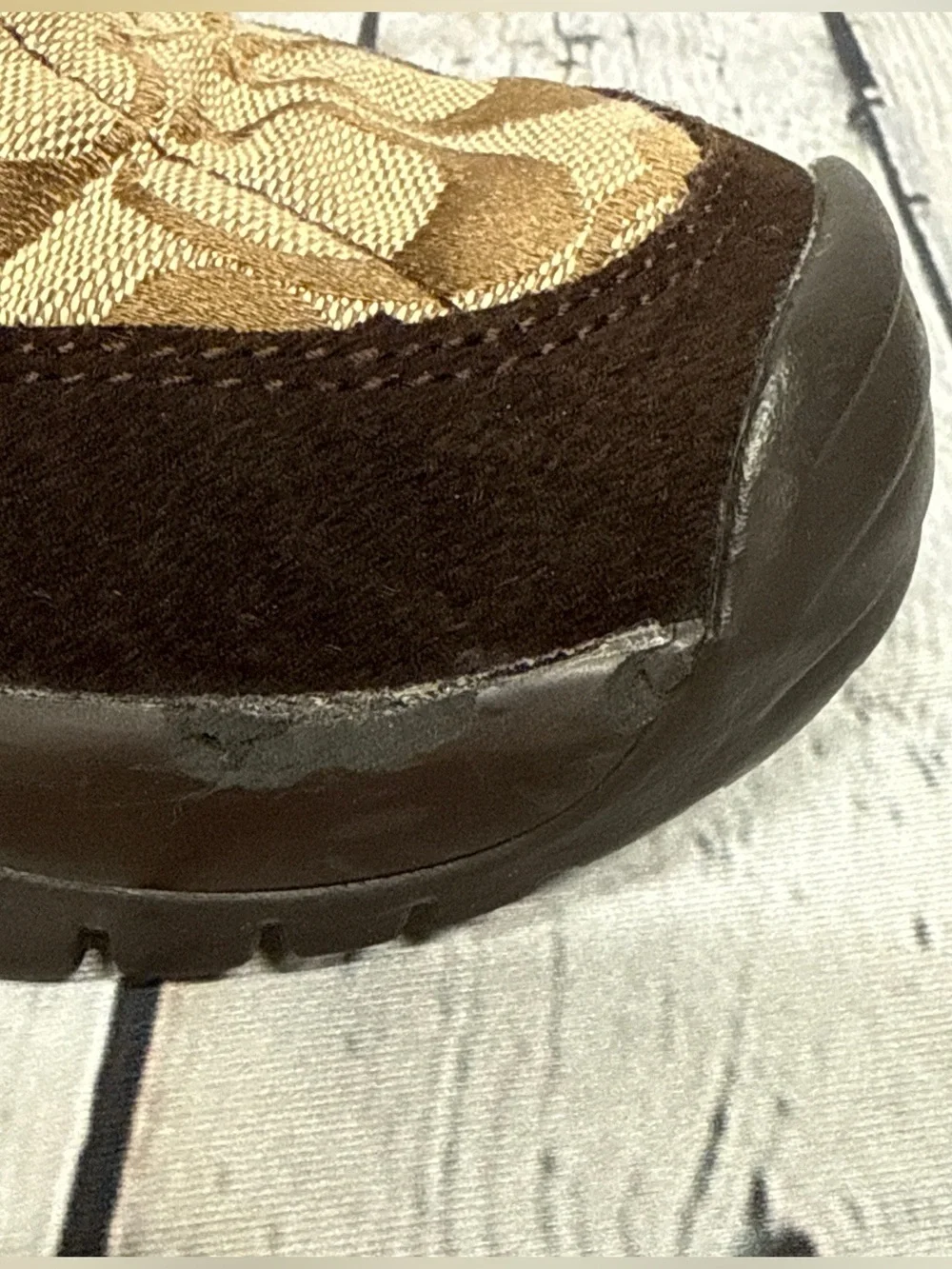 Coach Monogram Winter Boots